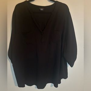 Torrid black blouse size 4